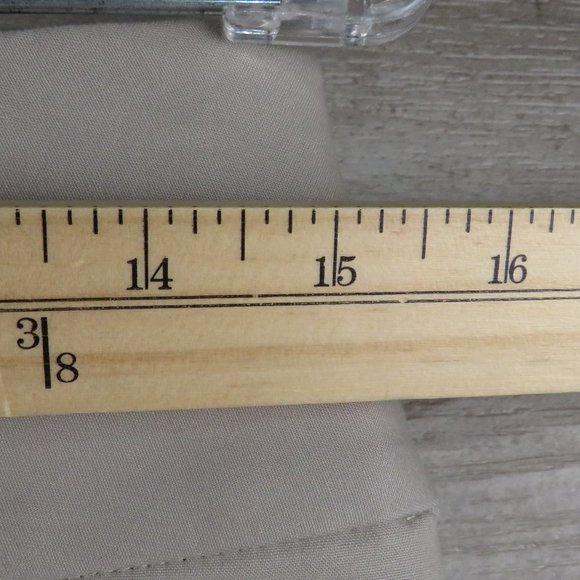 Banana Republic* Women's‎ 1/4 Side Zip 5" Slit Tan/Sand Pencil Skirt~ Size 6 - Picture 5 of 7